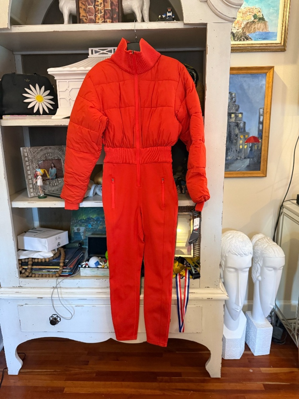 Free People FP Movement Small S downhill Diva ski suit orange - Picture 11 of 11